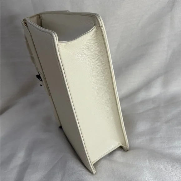 Badgley Mischka Studded Off White Bag - Picture 7 of 11